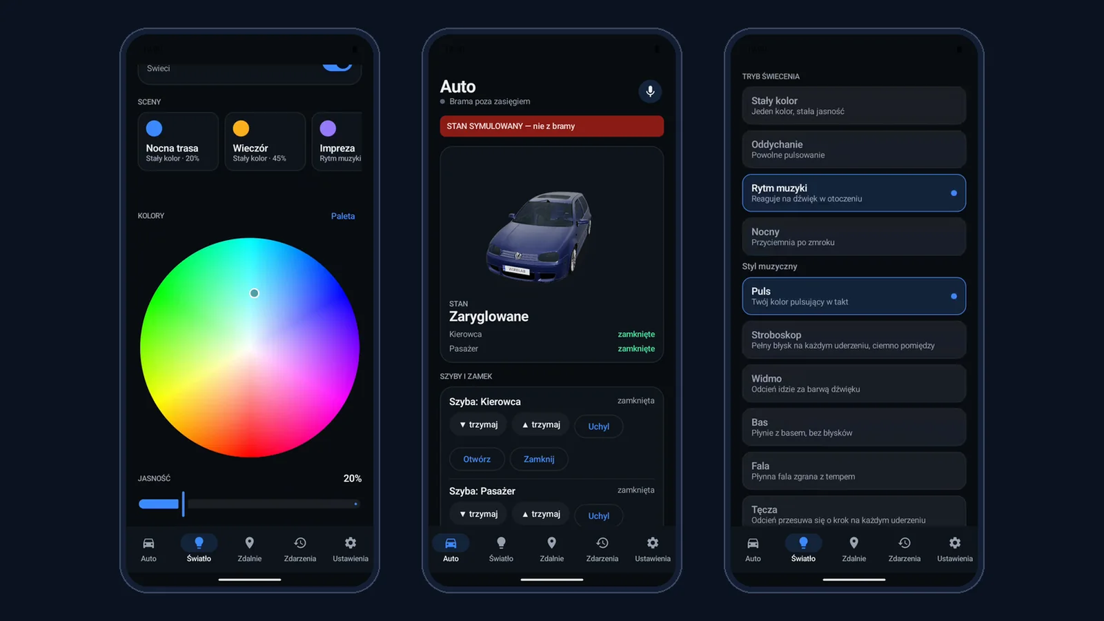WireAmbi — oświetlenie auta z telefonu i Android Auto: okładka projektu